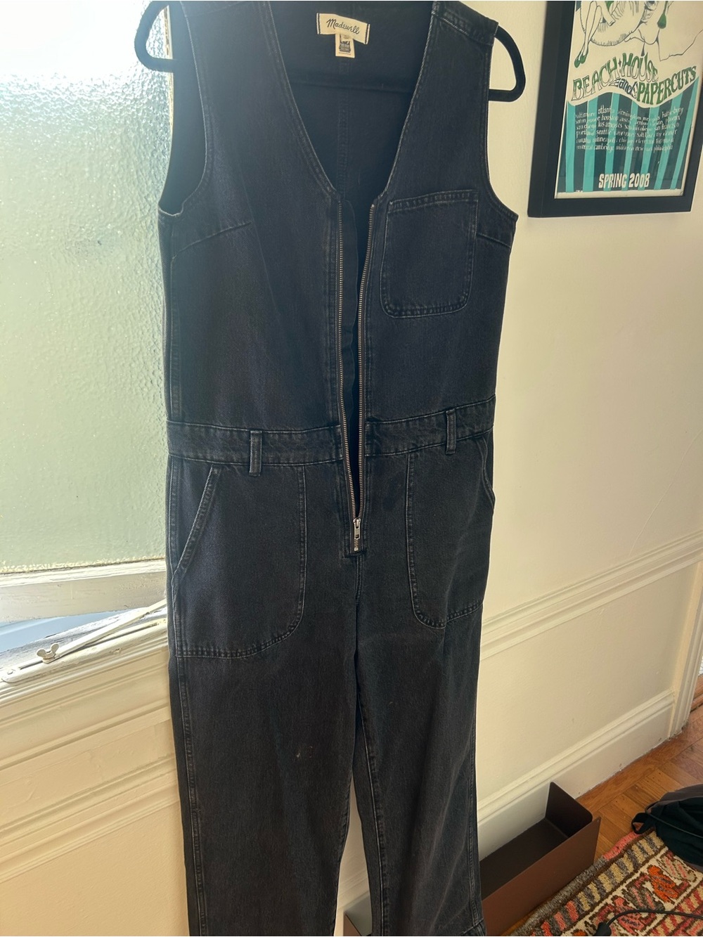 Madewell Dark Indigo Denim Jumpsuit